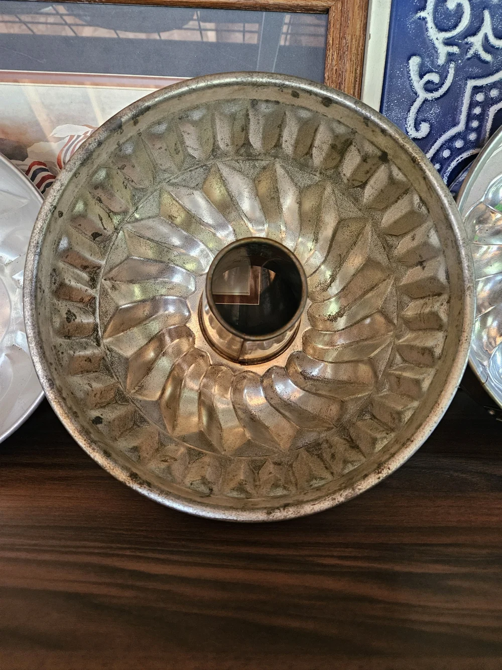 Silver Bundt and Tube Pan Set - Shiny Aluminum Bakeware